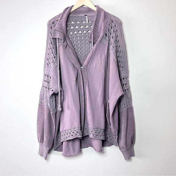 Free People Dune Bug Crochet Cardigan Jacket - Picture 5 of 16